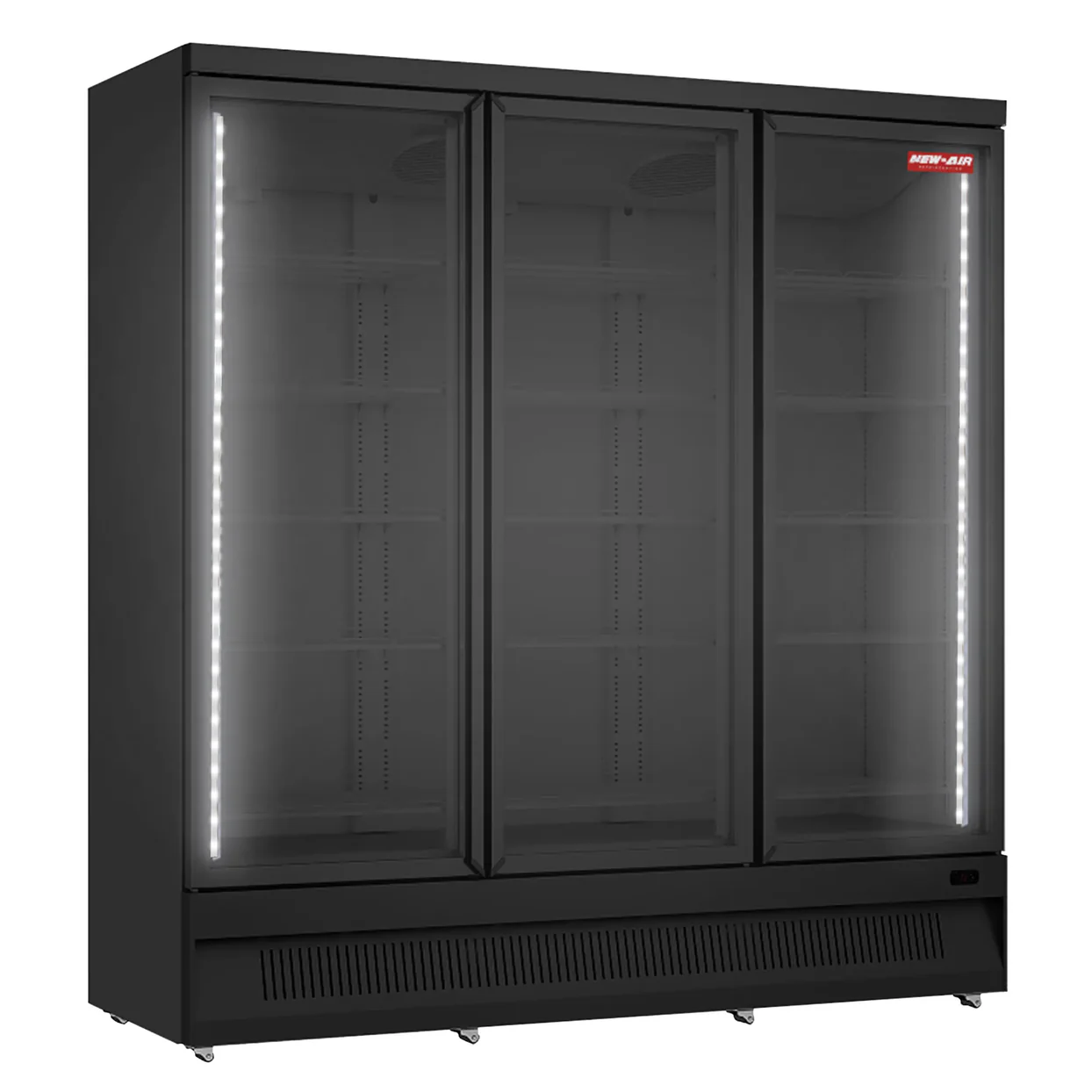 New Air NGR-74-HB Triple Door 74″ Wide Display Refrigerator