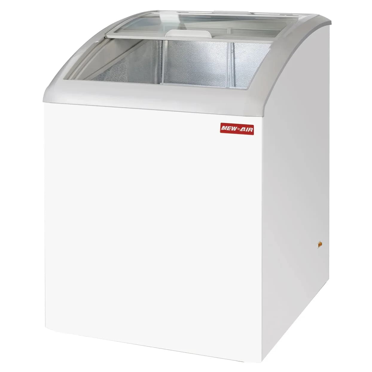 New Air NIF-24-CG Single Door 24″W Curved Glass Display Chest Freezer