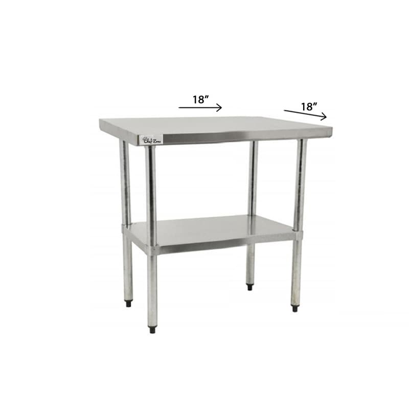 Table de travail 18″ x 18″ x 34″