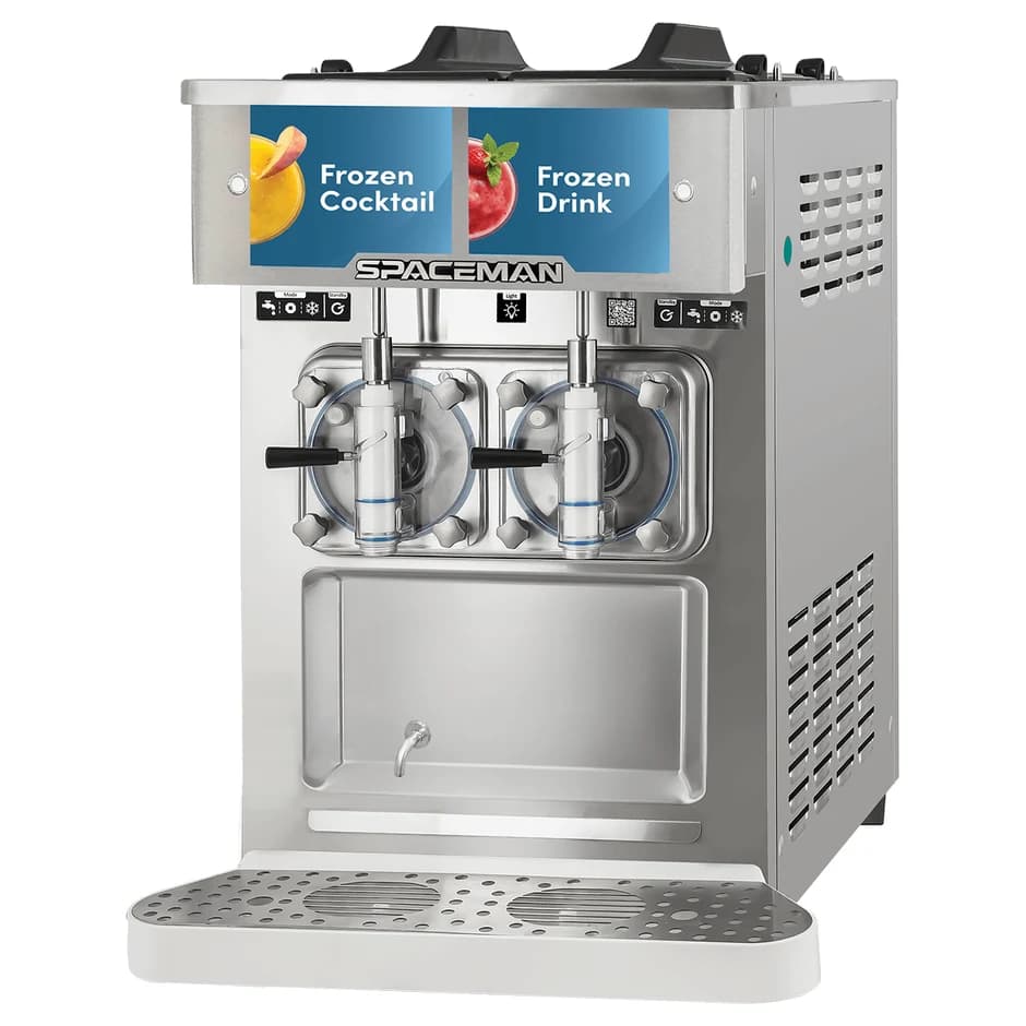 Spaceman 6455-CL Frozen Drink Machine – Countertop, Two Flavor