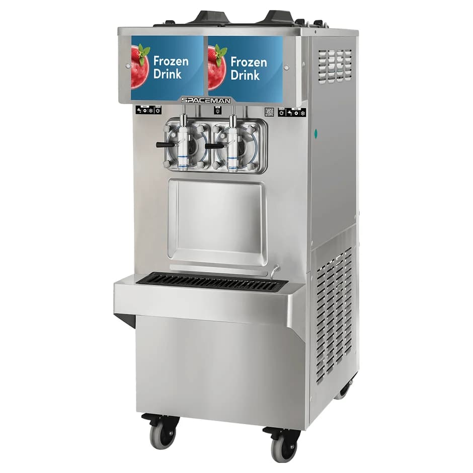 Spaceman 6795-CL Frozen Drink & Shake Machine – Floor, Two Flavor