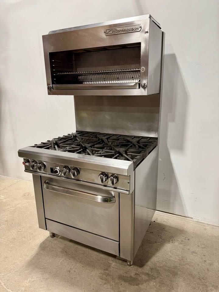 SouthBend 6-Burner Natural Gas Range with Oven (Used)