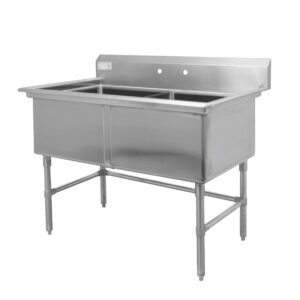 Évier double / Double sink 18"x18" et 24"x42"