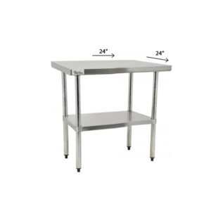 Chef zone Table de travail Régulier 24''x24''